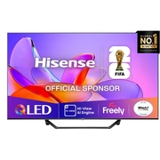 Hisense 43A7QTUK 43" QLED Smart Television, 4K Ultra HD, Black, F Rated
