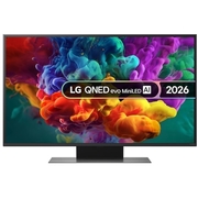 LG 43QNED87B6A.AEK 43 QNED Mini LED Smart Television, 4K Ultra HD, Black, F Rated