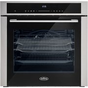 Belling ComfortCook BI603MFPY Stainless Steel Built-In Electric Single Oven with Pyrolytic Cleaning, A+ Rated