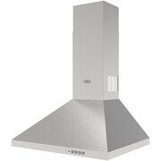 Belling 603PYR Stainless Steel 60cm Chimney Cooker Hood, C Rated