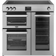 Belling RCA COOKCENTRE 90Ei 90cm Induction Range Cooker, Stainless Steel, A Rated