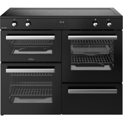 Belling RCA COOKCENTRE 110Ei 110cm Induction Range Cooker, Black, A Rated