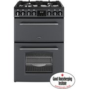 Belling MRA FARMHOUSE 60 Dual Fuel Cooker with Double Oven, Grey, A Rated