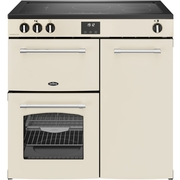Belling RCA FARMHOUSE 90Ei C 90cm Induction Range Cooker, Cream, A Rated