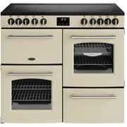 Belling RCA FARMHOUSE 100E C 100cm Ceramic Range Cooker, Cream, A Rated