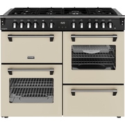 Stoves DX RCA RICH 110DF CRM 110cm Dual Fuel Range Cooker, Cream, A Rated