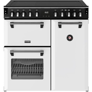 Stoves DX RCA RICH 90Ei RTY IWH 90cm Induction Range Cooker, Ice White, A Rated