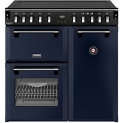 Stoves DX RCA RICH 90Ei RTY MBL 90cm Induction Range Cooker, Midnight Blue, A Rated