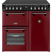 Stoves DX RCA RICH 90Ei RTY GAR 90cm Induction Range Cooker, Garnet Red, A Rated