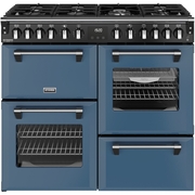 Stoves DX RCA RICH 100DF TWB 100cm Dual Fuel Range Cooker, Twilight Blue, A Rated