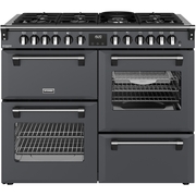Stoves DX RCA RICH 110DF AGR 110cm Dual Fuel Range Cooker, Anthracite Grey, A Rated