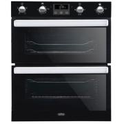 Belling BI702FPCT Black Built-Under Electric Double Oven, A Rated