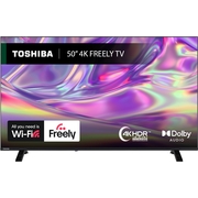 Toshiba 50UV1563DB 50 DLED Smart Television, 4K Ultra HD, Black, D Rated