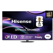 Hisense 55A85NTUK 55" OLED Smart Television, 4K Ultra HD, Black, G Rated
