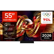 TCL 55C8L-UK 55 SQD-Mini LED Smart Television, 4K Ultra HD, Black, E Rated