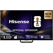 Hisense 55U7STUK PRO 55 ULED Mini LED Smart Television, 4K Ultra HD, Grey, E Rated