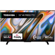 Toshiba 55UV2F53DBU 55 DLED Smart Television, 4K Ultra HD, Black, E Rated