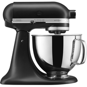 KitchenAid 5KSM125BBM Artisan Mixer Tilt-Head 4.7L, Matte Black