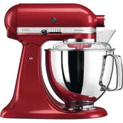 KitchenAid 5KSM175PSBER Artisan Retro Mixer Tilt-Head 4.9L with Extra Accessories, Empire Red