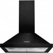 Rangemaster LEIHDC60BC 60cm Chimney Hood Black / Chrome, D Rated