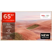 TCL 65A300W-UK 65 QLED Smart Television, 4K Ultra HD, White, E Rated