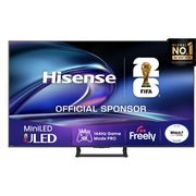 Hisense 65E8QTUK 65 ULED Mini LED Smart Television, 4K Ultra HD, Grey, E Rated