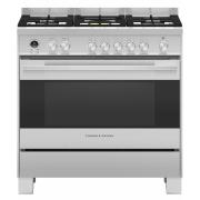 Fisher & Paykel OR90SDG6X1 Series 9 Contemporary 90cm Dual Fuel Range Cooker, Stainless Steel, A Rated