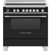 Fisher & Paykel OR90SCI6B1 Series 9 Classic 90cm Induction Range Cooker, Black, A Rated
