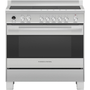 Fisher & Paykel OR90SDI6X1 Series 9 Contemporary 90cm Induction Range Cooker, Stainless Steel, A Rated