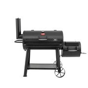 Char-Griller 8250 Grand Champ Offset Smoker & Grill, Black