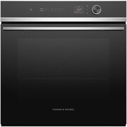 Fisher & Paykel OB60SD11PLX1 Built-In Electric Single Oven with Pyrolytic Cleaning, Black, A Rated