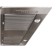 Rangemaster REXT720 Canopy Cooker Hood Stainless Steel, D Rated