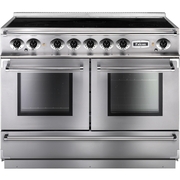 Falcon 1092 Continental Stainless Steel Chrome 110cm Induction Range Cooker, A Rated