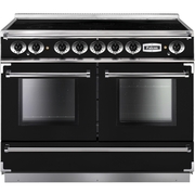 Falcon 1092 Continental Black Chrome 110cm Induction Range Cooker, A Rated