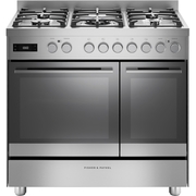 Fisher & Paykel OR90L7DBGFX2 90cm Dual Fuel Range Cooker, Stainless Steel, A Rated