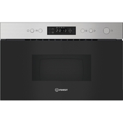 Indesit IM K12 XUK Built-In Microwave with Grill, Stainless Steel