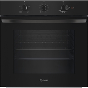 Indesit IO 232H B UK Built-In Electric Single Oven, Black, A Rated