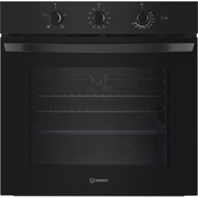 Indesit IO 233 B UK Built-In Electric Single Oven, Black, A Rated