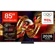 TCL 85C8L-UK 85 SQD-Mini LED Smart Television, 4K Ultra HD, Black, E Rated