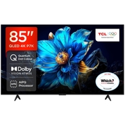 TCL 85P7K-UK 85 QLED Smart Television, 4K Ultra HD, Black, F Rated