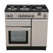 Rangemaster PROP90NGFSS/C 90cm Gas Range Cooker Professional Plus Stainless Steel / Chrome, A Rated