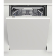 Indesit DIO3T131FEUK Fully Integrated Dishwasher, 14 Place Settings, D Rated