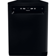 Hotpoint HFC3C26WCBUK Dishwasher, 14 Place Settings, Black, E Rated
