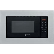 Indesit MWI120GXUK Built-In Microwave with Grill, Stainless Steel