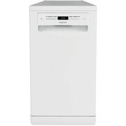Hotpoint HSFO3T223WUK Slimline Dishwasher, 10 Place Settings, White, E Rated