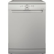 Indesit D2FHK26SUK Dishwasher, 14 Place Settings, Silver, E Rated