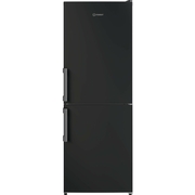 Indesit IB55532BUK Low Frost Fridge Freezer, 50/50, Black, E Rated