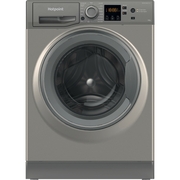 Hotpoint NSWM 1046 GG UK Washing Machine, 10kg, 1400 Spin, Grey, A Rated