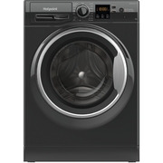 Hotpoint NSWM 946 BS UK Washing Machine, 9kg, 1400 Spin, Black, A Rated