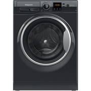 Hotpoint NSWF946BSUK Washing Machine, 9kg, 1400 Spin, Black, A Rated